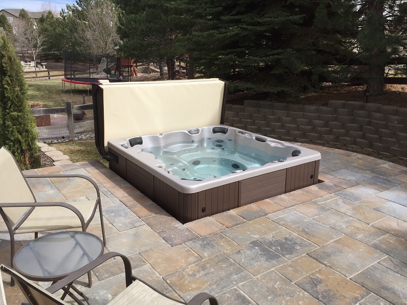 Inground Install Photos of Wind River Spas Customers Hot Tubs