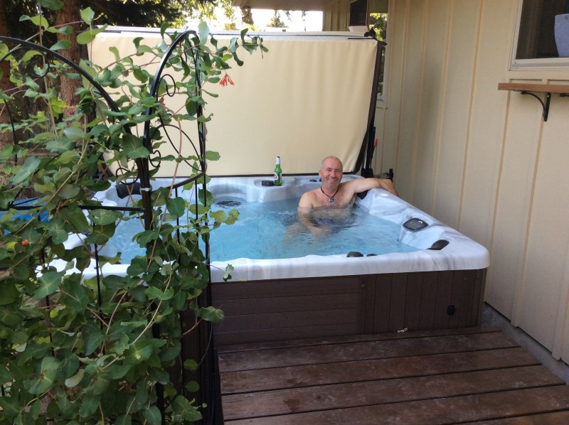Photos of Very Happy Wind River Spas Customers And Their Hot Tubs