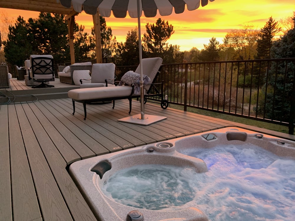 Inground Install Photos of Wind River Spas Customers Hot Tubs